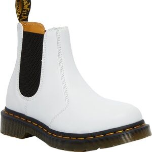 Dr. Martens White Chelsea Boots